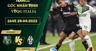 Tỷ lệ kèo Sassuolo vs Juventus