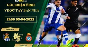 Tỷ lệ kèo Sociedad vs Espanyol