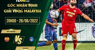 Kèo nhà cái Selangor vs Sabah