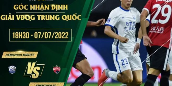Cangzhou Mighty vs Shenzhen FC