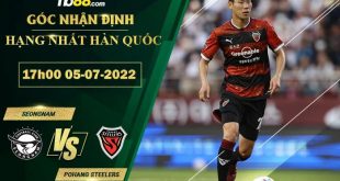 Soi kèo nhận định Seongnam vs Pohang Steelers