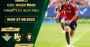 Soi kèo hot Real Betis vs Osasuna