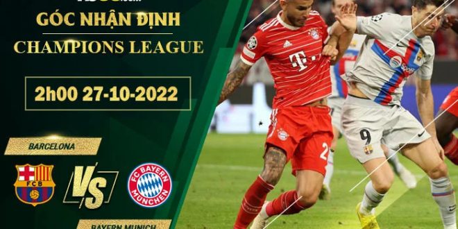 Soi kèo nhà cái Barcelona vs Bayern Munich