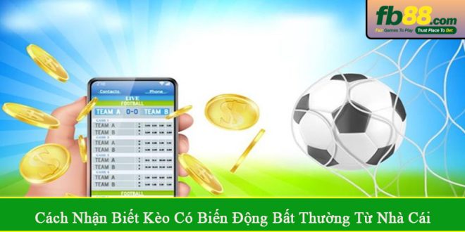 cách nhận biết kèo có biến động bất thường