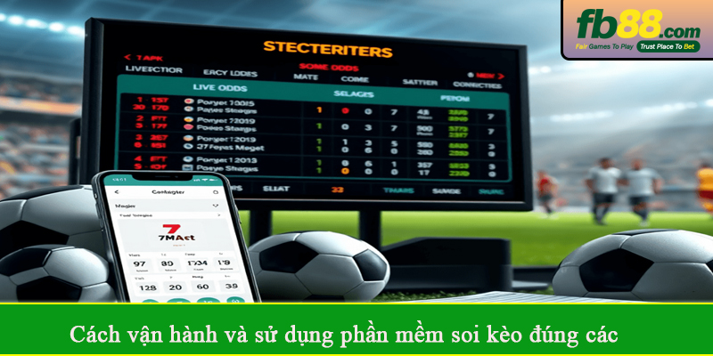 Cách vận hành và sử dụng phần mềm soi kèo đúng các