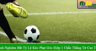 kinh nghiệm bắt tỷ lệ kèo phạt góc hiệp 1