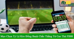 mẹo chọn tỷ lệ kèo đồng banh