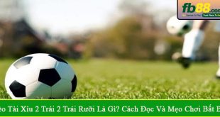 kèo tài xỉu 2 trái 2 trái rưỡi