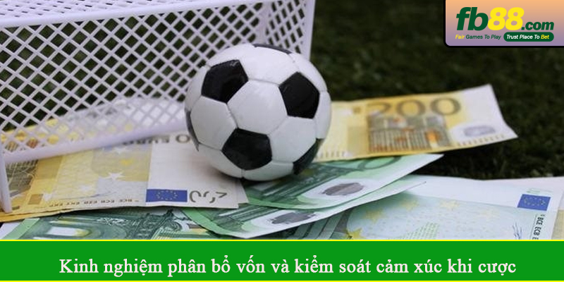 Kinh nghiệm phân bổ vốn và kiểm soát cảm xúc khi cược