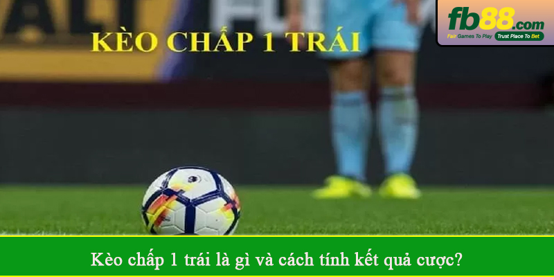 Kèo chấp 1 trái là gì và cách tính kết quả cược?