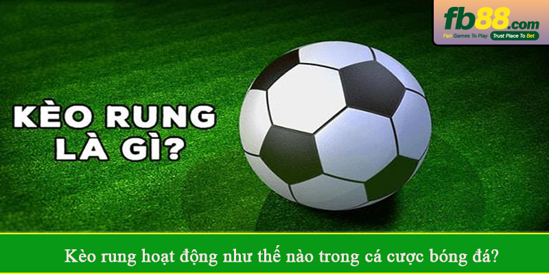 Kèo rung hoạt động như thế nào trong cá cược bóng đá?