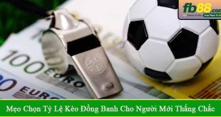 mẹo chọn tỷ lệ kèo đồng banh cho người mới